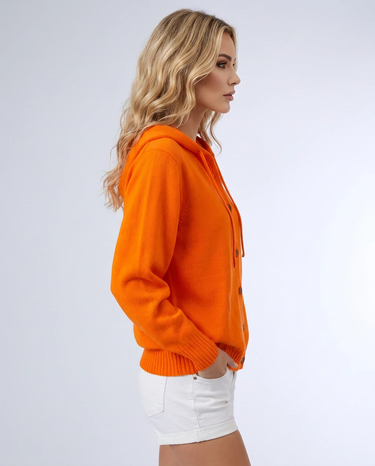 Destinelle Cardigans — Orange | SKU: RB-f5bf67-orange-XS,RB-f5bf67-orange-S,RB-f5bf67-orange-M,RB-f5bf67-orange-L,RB-f5bf67-orange-XL,RB-f5bf67-orange-2XL
