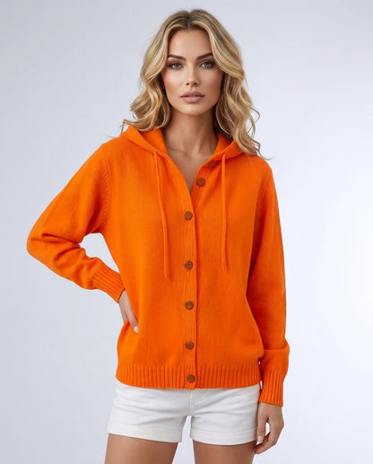 Destinelle Cardigans — Orange | SKU: RB-f5bf67-orange-XS,RB-f5bf67-orange-S,RB-f5bf67-orange-M,RB-f5bf67-orange-L,RB-f5bf67-orange-XL,RB-f5bf67-orange-2XL