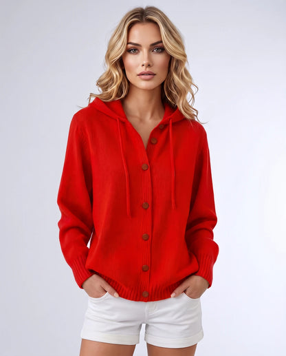Destinelle Cardigans — Red