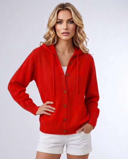 Destinelle Cardigans — Red | SKU: RB-f5bf67-red-XS,RB-f5bf67-red-S,RB-f5bf67-red-M,RB-f5bf67-red-L,RB-f5bf67-red-XL,RB-f5bf67-red-2XL