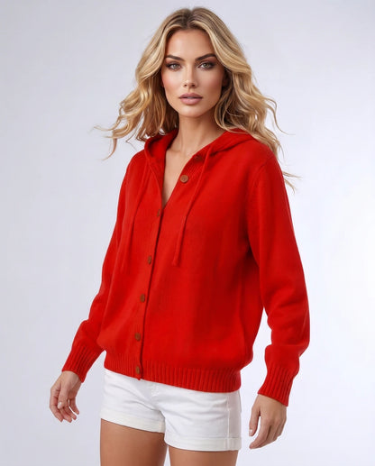 Destinelle Cardigans — Red | SKU: RB-f5bf67-red-XS,RB-f5bf67-red-S,RB-f5bf67-red-M,RB-f5bf67-red-L,RB-f5bf67-red-XL,RB-f5bf67-red-2XL
