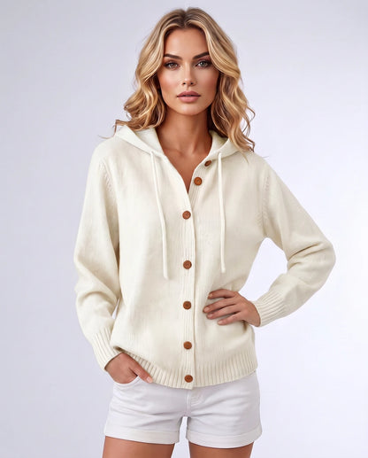 Destinelle Cardigans — White | SKU: RB-f5bf67-white-XS,RB-f5bf67-white-S,RB-f5bf67-white-M,RB-f5bf67-white-L,RB-f5bf67-white-XL,RB-f5bf67-white-2XL