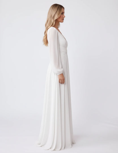 Diantha Maxi Dresses — White | SKU: RB-81cf49-white-2,RB-81cf49-white-4,RB-81cf49-white-6,RB-81cf49-white-8,RB-81cf49-white-10,RB-81cf49-white-12,RB-81cf49-white-14,RB-81cf49-white-16,RB-81cf49-white-16W,RB-81cf49-white-18W,RB-81cf49-white-20W,RB-81cf49-white-22W