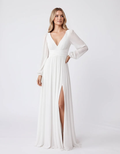Diantha Maxi Dresses — White | SKU: RB-81cf49-white-2,RB-81cf49-white-4,RB-81cf49-white-6,RB-81cf49-white-8,RB-81cf49-white-10,RB-81cf49-white-12,RB-81cf49-white-14,RB-81cf49-white-16,RB-81cf49-white-16W,RB-81cf49-white-18W,RB-81cf49-white-20W,RB-81cf49-white-22W