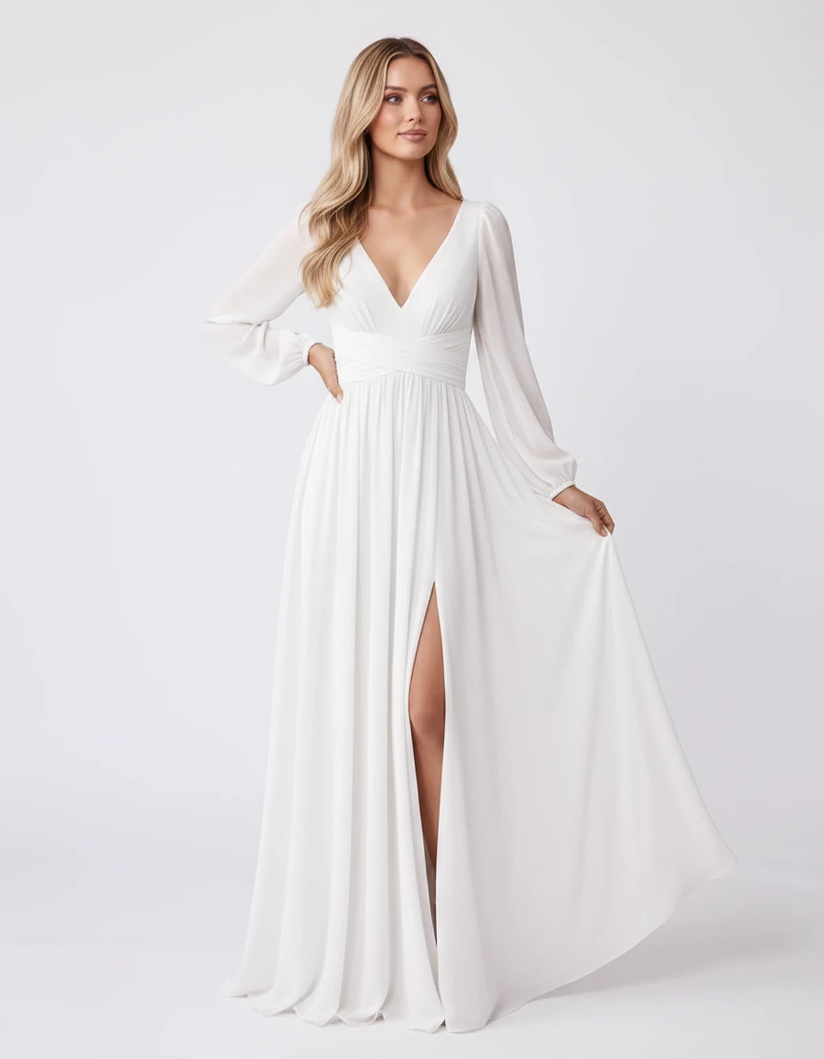 Diantha Maxi Dresses — White | SKU: RB-81cf49-white-2,RB-81cf49-white-4,RB-81cf49-white-6,RB-81cf49-white-8,RB-81cf49-white-10,RB-81cf49-white-12,RB-81cf49-white-14,RB-81cf49-white-16,RB-81cf49-white-16W,RB-81cf49-white-18W,RB-81cf49-white-20W,RB-81cf49-white-22W
