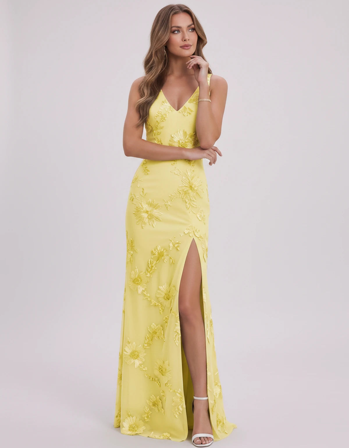 Doriane Maxi Dresses — Yellow | SKU: RB-727b5c-yellow-2,RB-727b5c-yellow-4,RB-727b5c-yellow-6,RB-727b5c-yellow-8,RB-727b5c-yellow-10,RB-727b5c-yellow-12,RB-727b5c-yellow-14,RB-727b5c-yellow-16,RB-727b5c-yellow-16W,RB-727b5c-yellow-18W,RB-727b5c-yellow-20W,RB-727b5c-yellow-22W