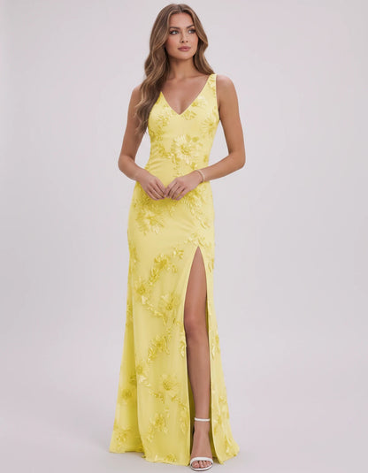 Doriane Maxi Dresses — Yellow | SKU: RB-727b5c-yellow-2,RB-727b5c-yellow-4,RB-727b5c-yellow-6,RB-727b5c-yellow-8,RB-727b5c-yellow-10,RB-727b5c-yellow-12,RB-727b5c-yellow-14,RB-727b5c-yellow-16,RB-727b5c-yellow-16W,RB-727b5c-yellow-18W,RB-727b5c-yellow-20W,RB-727b5c-yellow-22W