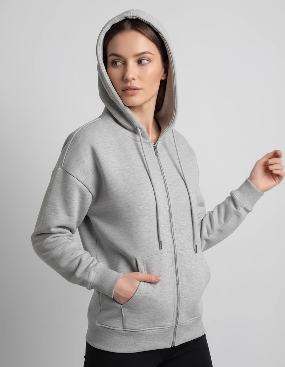 Dorinelle Jacket — Light Grey | SKU: RB-0504c9-lightg9e-XS,RB-0504c9-lightg9e-S,RB-0504c9-lightg9e-M,RB-0504c9-lightg9e-L
