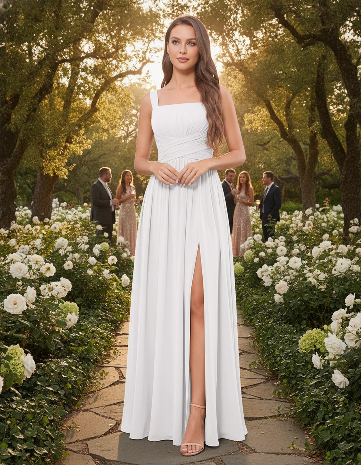 Dorothea Maxi Dresses — White | SKU: RB-4d7d49-white-2,RB-4d7d49-white-4,RB-4d7d49-white-6,RB-4d7d49-white-8,RB-4d7d49-white-10,RB-4d7d49-white-12,RB-4d7d49-white-14,RB-4d7d49-white-16,RB-4d7d49-white-16W,RB-4d7d49-white-18W,RB-4d7d49-white-20W,RB-4d7d49-white-22W