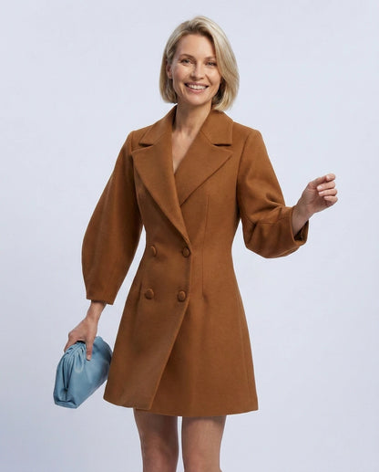 Dulcinea Jackets — Brown | SKU: RB-063722-brown-XS,RB-063722-brown-S,RB-063722-brown-M,RB-063722-brown-L,RB-063722-brown-XL,RB-063722-brown-2XL