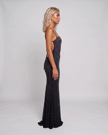 Elanore Maxi Dresses — Black | SKU: RB-4f6fd5-black-2,RB-4f6fd5-black-4,RB-4f6fd5-black-6,RB-4f6fd5-black-8,RB-4f6fd5-black-10,RB-4f6fd5-black-12,RB-4f6fd5-black-14,RB-4f6fd5-black-14W,RB-4f6fd5-black-16