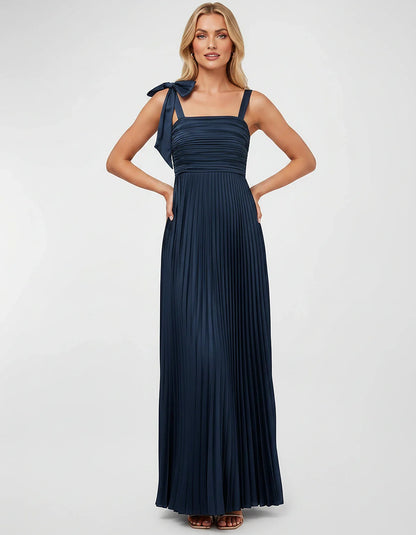 Satin-Feel Sleeveless Square Neck Empire Waist Pleated Maxi Dress for Party, Cocktail, Evening, Wedding Guest & Summer Events | SKU: VMD-583741920684157-MINT-L,VMD-583741920684157-MINT-M,VMD-583741920684157-MINT-S,VMD-583741920684157-MINT-XL,VMD-583741920684157-MINT-XS