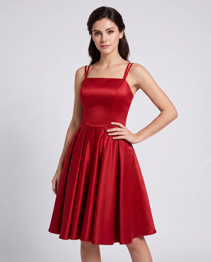 Elaria Mini Dresses — Red