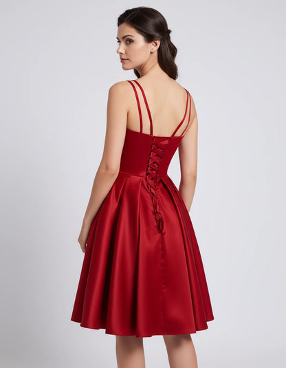 Elaria Mini Dresses — Red | SKU: RB-2c132d-red-2,RB-2c132d-red-4,RB-2c132d-red-6,RB-2c132d-red-8,RB-2c132d-red-10,RB-2c132d-red-12,RB-2c132d-red-14,RB-2c132d-red-16,RB-2c132d-red-16W,RB-2c132d-red-18W,RB-2c132d-red-20W,RB-2c132d-red-22W