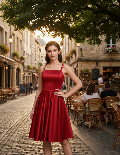 Elaria Mini Dresses — Red | SKU: RB-2c132d-red-2,RB-2c132d-red-4,RB-2c132d-red-6,RB-2c132d-red-8,RB-2c132d-red-10,RB-2c132d-red-12,RB-2c132d-red-14,RB-2c132d-red-16,RB-2c132d-red-16W,RB-2c132d-red-18W,RB-2c132d-red-20W,RB-2c132d-red-22W