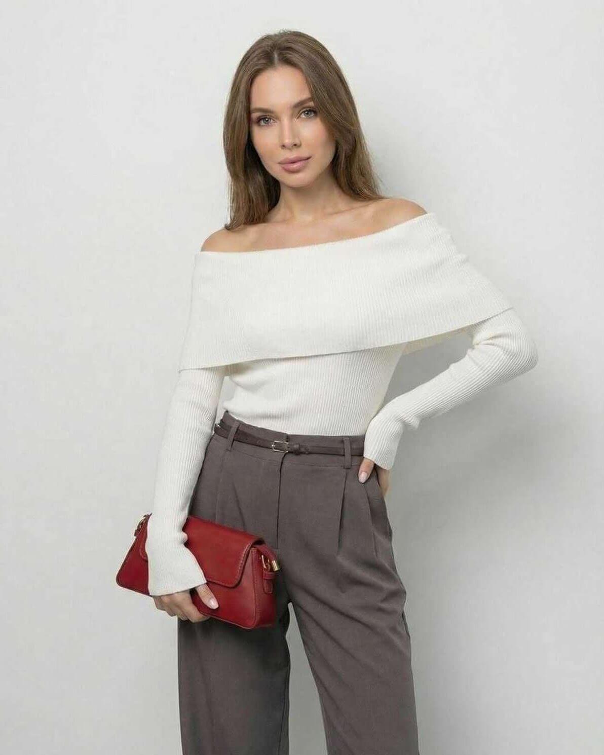 Yafe Top by RAMBLION, off-the-shoulder white mini dress, breathable comfort for day-to-night style.