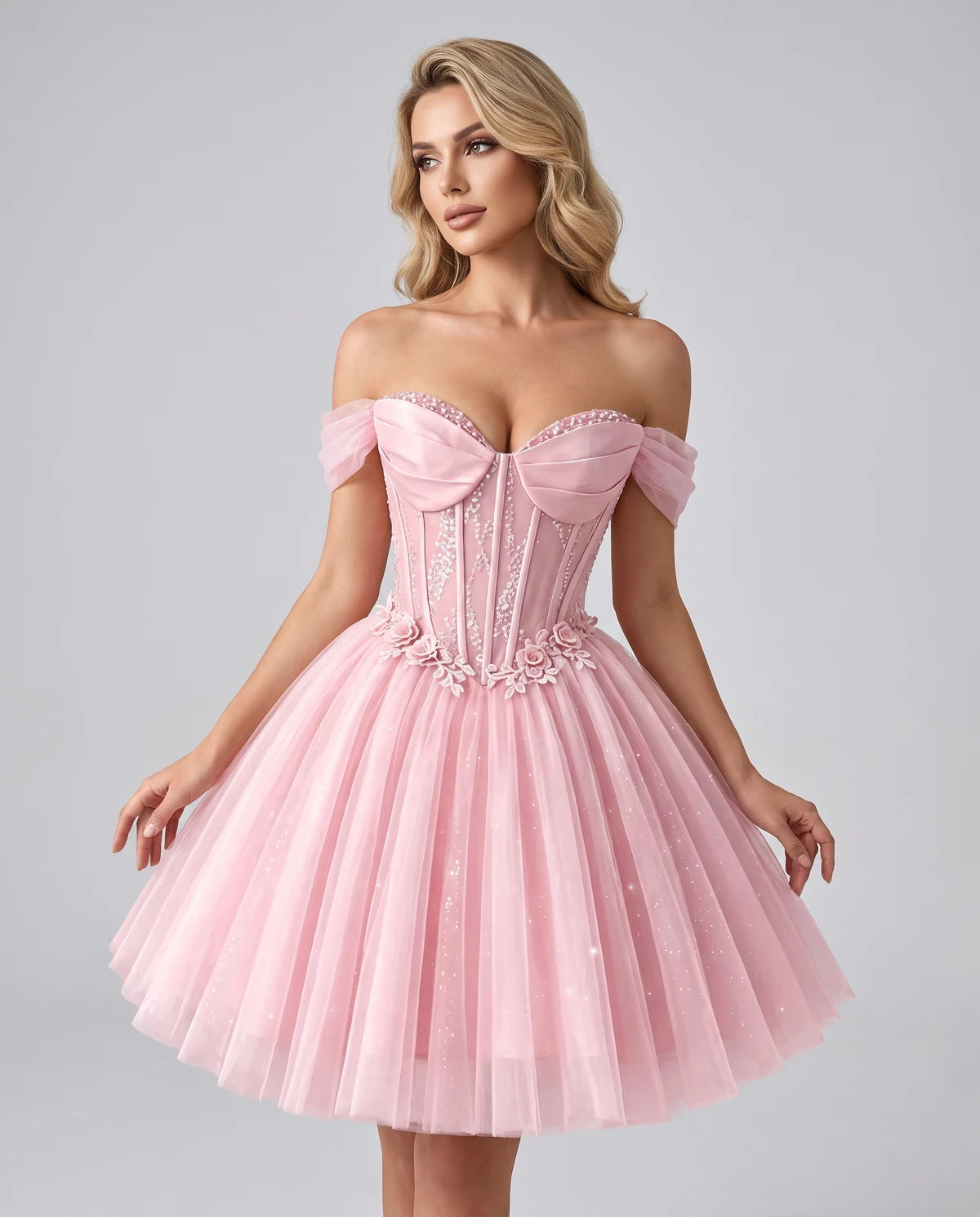 Eleonore Mini Dress — Pink