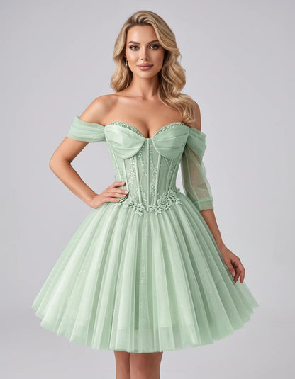 Eleonore Mini Dress — Sage | SKU: RB-034a01-sage-2,RB-034a01-sage-4,RB-034a01-sage-6,RB-034a01-sage-8,RB-034a01-sage-10,RB-034a01-sage-12,RB-034a01-sage-14,RB-034a01-sage-14W,RB-034a01-sage-16,RB-034a01-sage-16W,RB-034a01-sage-18W,RB-034a01-sage-20W