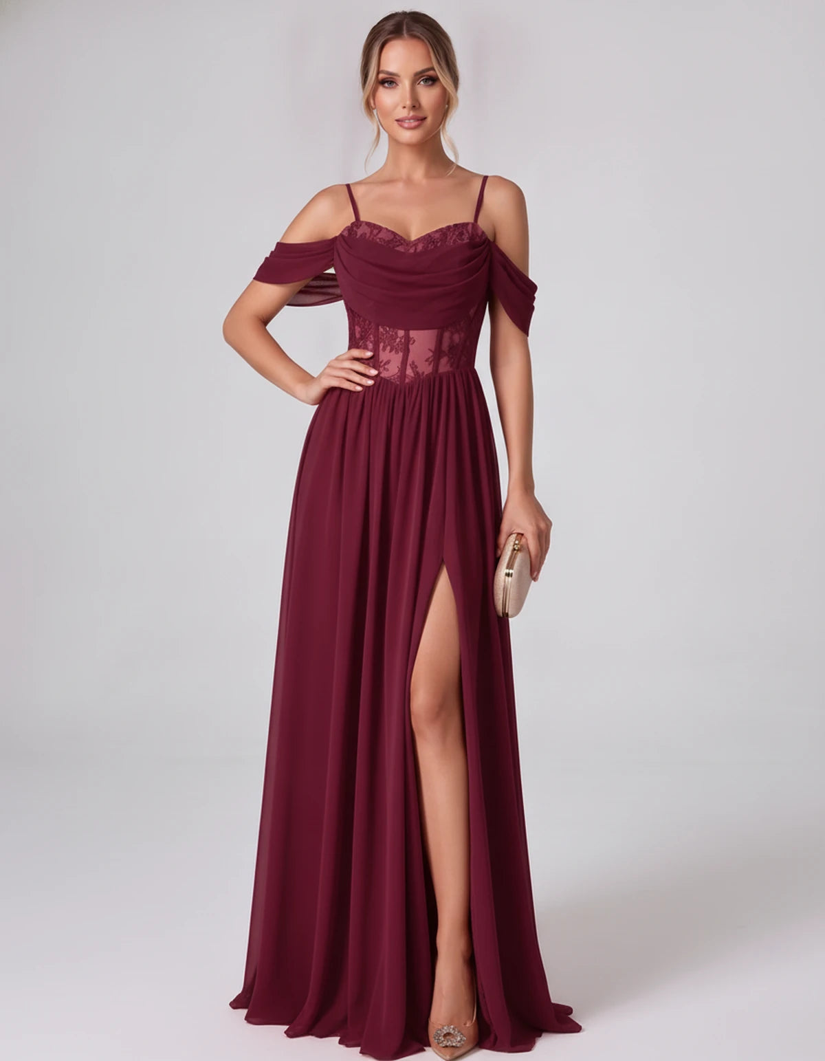 Elisenda Maxi Dresses — Desert Rose | SKU: RB-51a36e-desert29-2,RB-51a36e-desert29-4,RB-51a36e-desert29-6,RB-51a36e-desert29-8,RB-51a36e-desert29-10,RB-51a36e-desert29-12,RB-51a36e-desert29-14,RB-51a36e-desert29-16,RB-51a36e-desert29-16W,RB-51a36e-desert29-18W,RB-51a36e-desert29-20W,RB-51a36e-desert29-22W