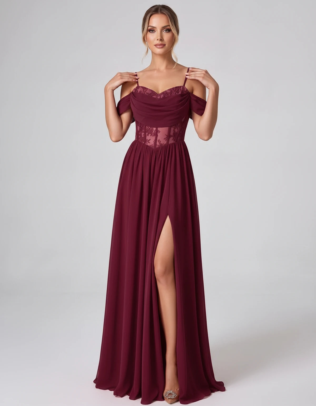 Elisenda Maxi Dresses — Desert Rose | SKU: RB-51a36e-desert29-2,RB-51a36e-desert29-4,RB-51a36e-desert29-6,RB-51a36e-desert29-8,RB-51a36e-desert29-10,RB-51a36e-desert29-12,RB-51a36e-desert29-14,RB-51a36e-desert29-16,RB-51a36e-desert29-16W,RB-51a36e-desert29-18W,RB-51a36e-desert29-20W,RB-51a36e-desert29-22W