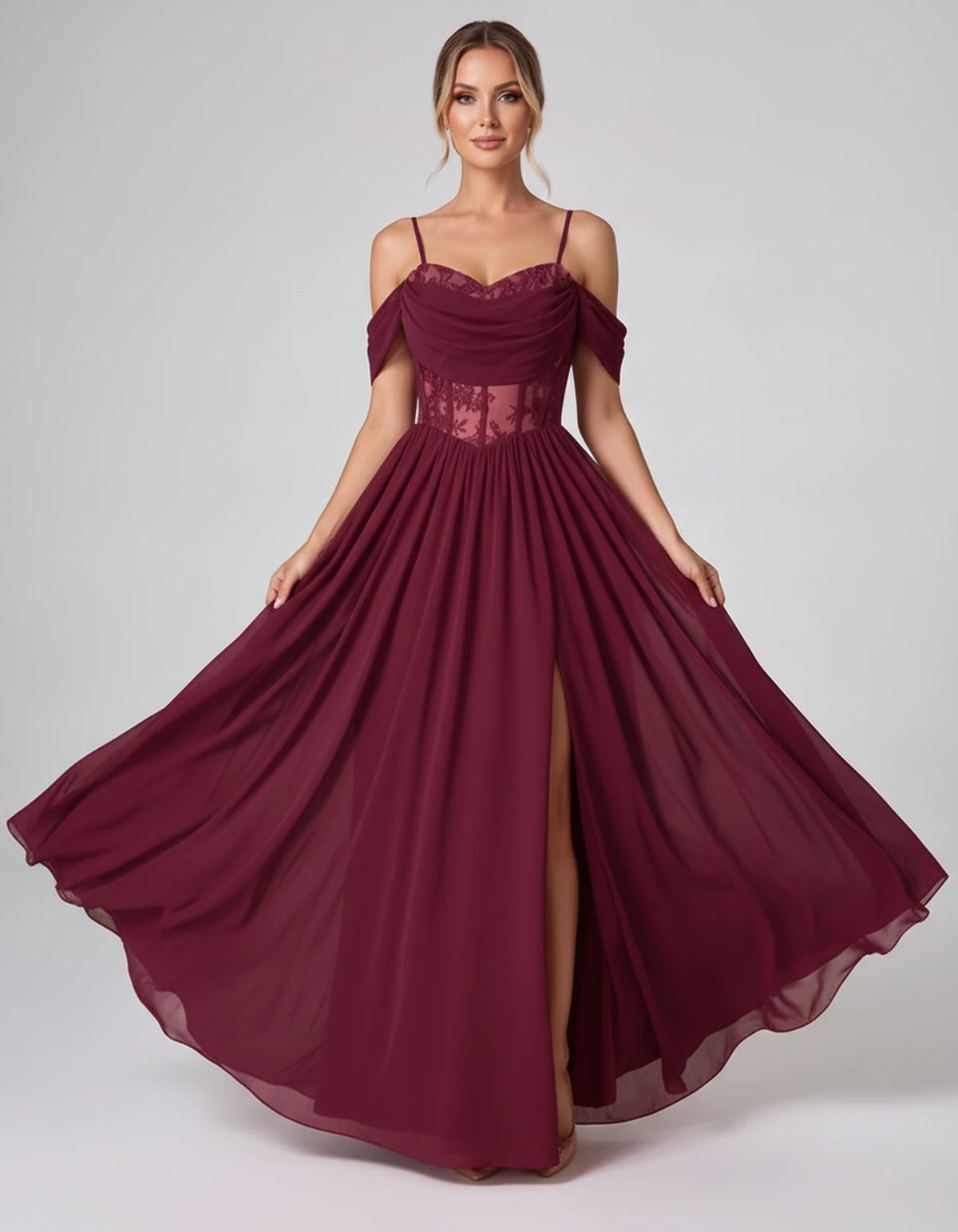 Elisenda Maxi Dresses — Desert Rose | SKU: RB-51a36e-desert29-2,RB-51a36e-desert29-4,RB-51a36e-desert29-6,RB-51a36e-desert29-8,RB-51a36e-desert29-10,RB-51a36e-desert29-12,RB-51a36e-desert29-14,RB-51a36e-desert29-16,RB-51a36e-desert29-16W,RB-51a36e-desert29-18W,RB-51a36e-desert29-20W,RB-51a36e-desert29-22W