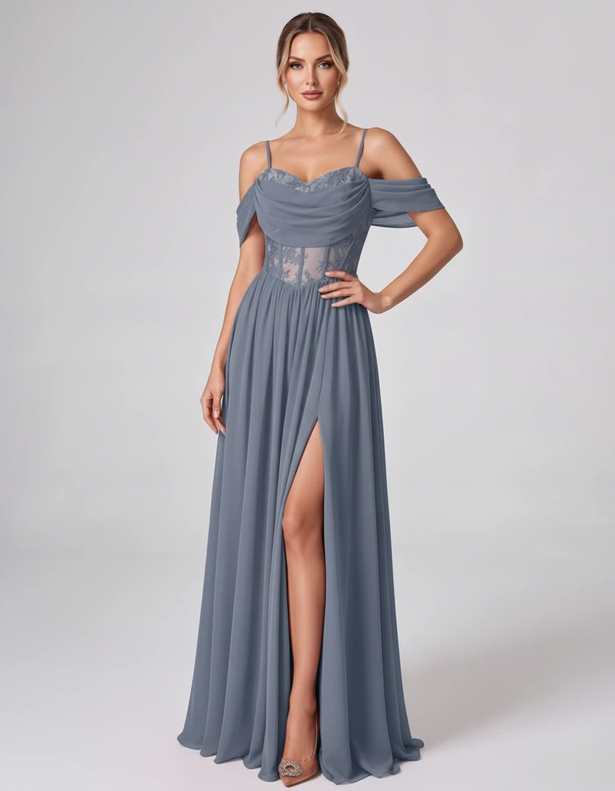Elisenda Maxi Dresses — Dusty Blue | SKU: RB-51a36e-dustyb76-2,RB-51a36e-dustyb76-4,RB-51a36e-dustyb76-6,RB-51a36e-dustyb76-8,RB-51a36e-dustyb76-10,RB-51a36e-dustyb76-12,RB-51a36e-dustyb76-14,RB-51a36e-dustyb76-16,RB-51a36e-dustyb76-16W,RB-51a36e-dustyb76-18W,RB-51a36e-dustyb76-20W,RB-51a36e-dustyb76-22W