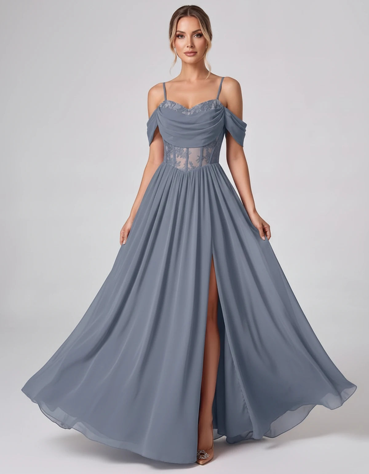 Elisenda Maxi Dresses — Dusty Blue | SKU: RB-51a36e-dustyb76-2,RB-51a36e-dustyb76-4,RB-51a36e-dustyb76-6,RB-51a36e-dustyb76-8,RB-51a36e-dustyb76-10,RB-51a36e-dustyb76-12,RB-51a36e-dustyb76-14,RB-51a36e-dustyb76-16,RB-51a36e-dustyb76-16W,RB-51a36e-dustyb76-18W,RB-51a36e-dustyb76-20W,RB-51a36e-dustyb76-22W