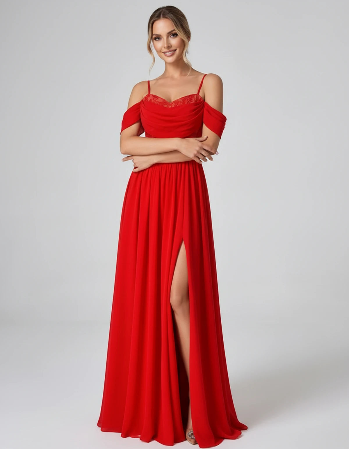 Elisenda Maxi Dresses — Red | SKU: RB-51a36e-red-2,RB-51a36e-red-4,RB-51a36e-red-6,RB-51a36e-red-8,RB-51a36e-red-10,RB-51a36e-red-12,RB-51a36e-red-14,RB-51a36e-red-16,RB-51a36e-red-16W,RB-51a36e-red-18W,RB-51a36e-red-20W,RB-51a36e-red-22W