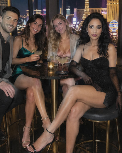 Elodine Mini Dresses — Black | SKU: RB-403a60-black-XS,RB-403a60-black-S,RB-403a60-black-M,RB-403a60-black-L,RB-403a60-black-XL