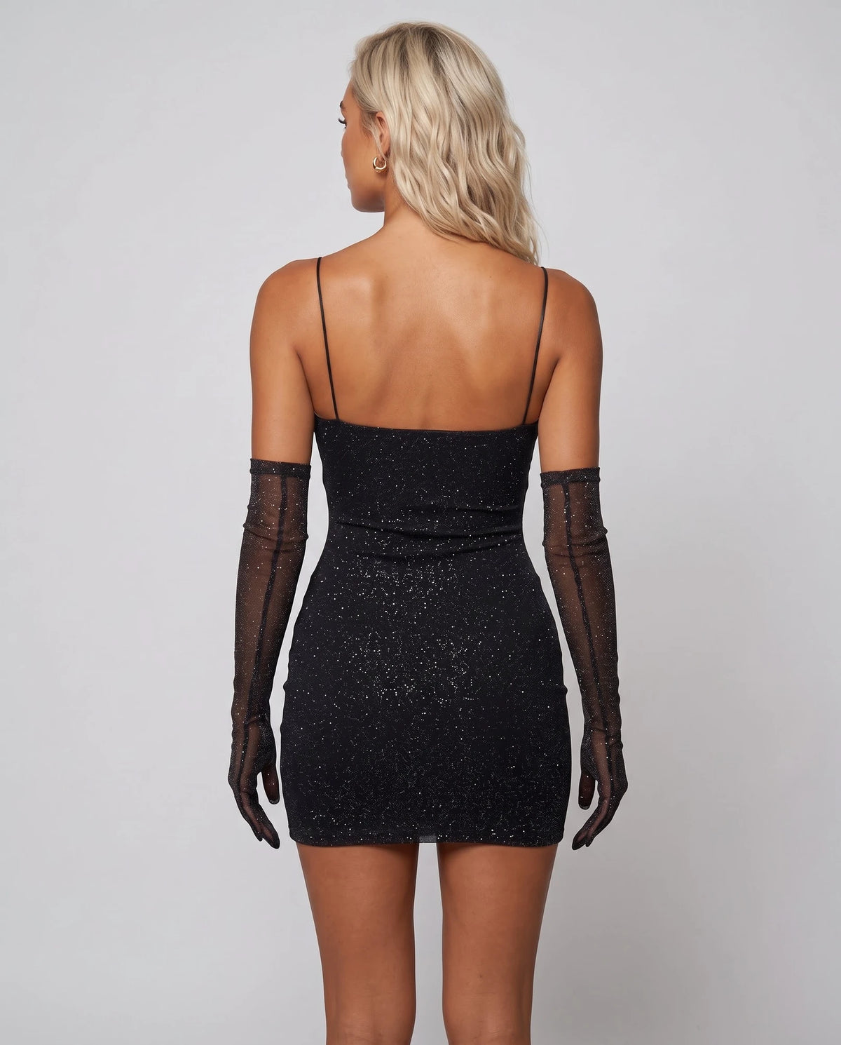 Elodine Mini Dresses — Black | SKU: RB-403a60-black-XS,RB-403a60-black-S,RB-403a60-black-M,RB-403a60-black-L,RB-403a60-black-XL