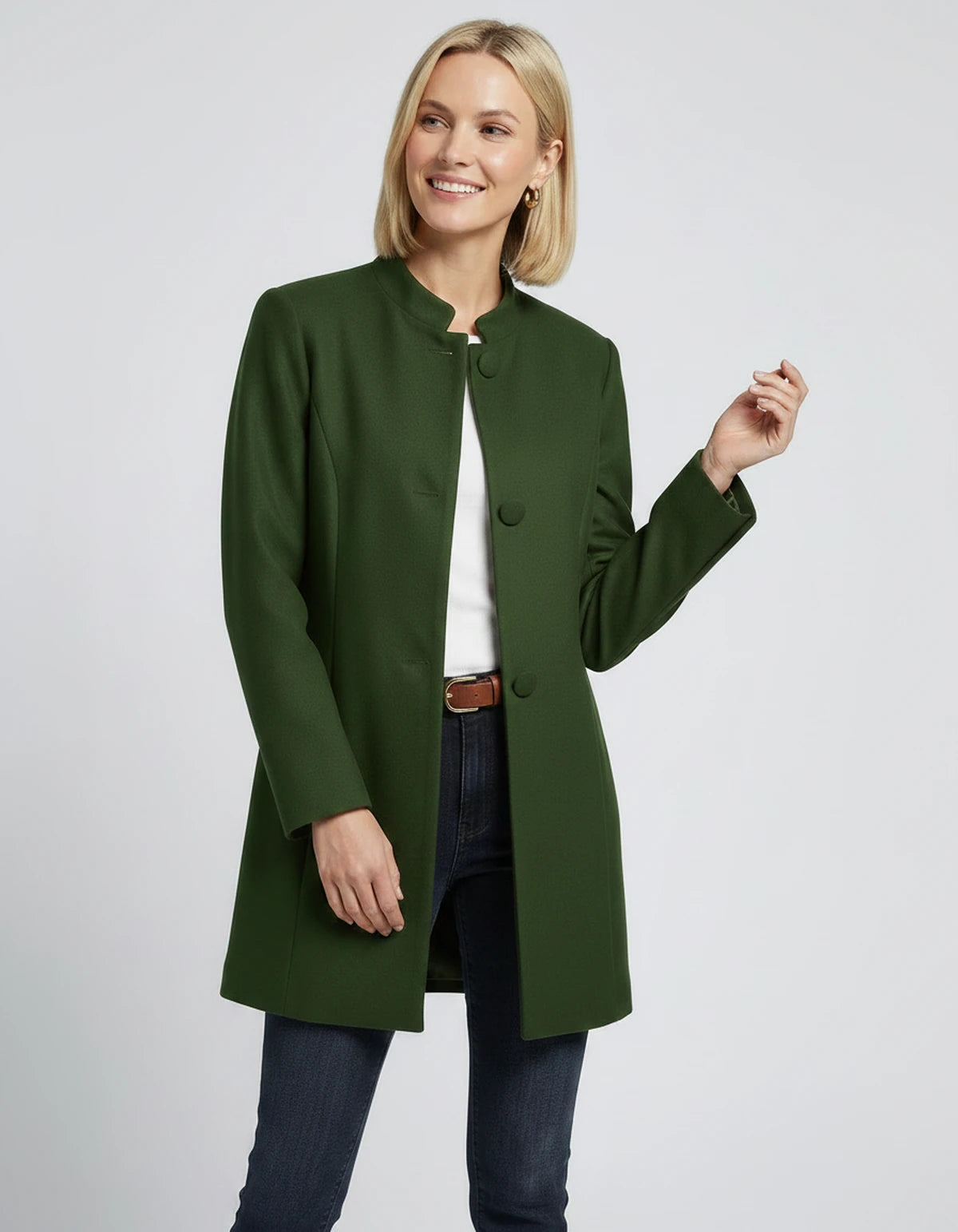 Elowen Jackets — Army Green | SKU: RB-ff0dba-armygre1-XS,RB-ff0dba-armygre1-S,RB-ff0dba-armygre1-M,RB-ff0dba-armygre1-L,RB-ff0dba-armygre1-XL,RB-ff0dba-armygre1-2XL