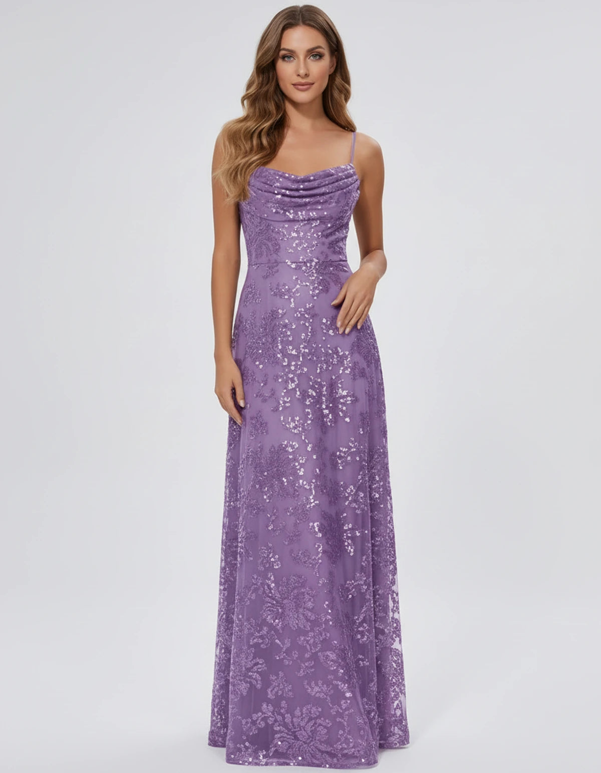 Elvira Maxi Dresses — Lavender | SKU: RB-0fc91a-lavender-2,RB-0fc91a-lavender-4,RB-0fc91a-lavender-6,RB-0fc91a-lavender-8,RB-0fc91a-lavender-10,RB-0fc91a-lavender-12,RB-0fc91a-lavender-14,RB-0fc91a-lavender-16,RB-0fc91a-lavender-16W,RB-0fc91a-lavender-18W,RB-0fc91a-lavender-20W,RB-0fc91a-lavender-22W