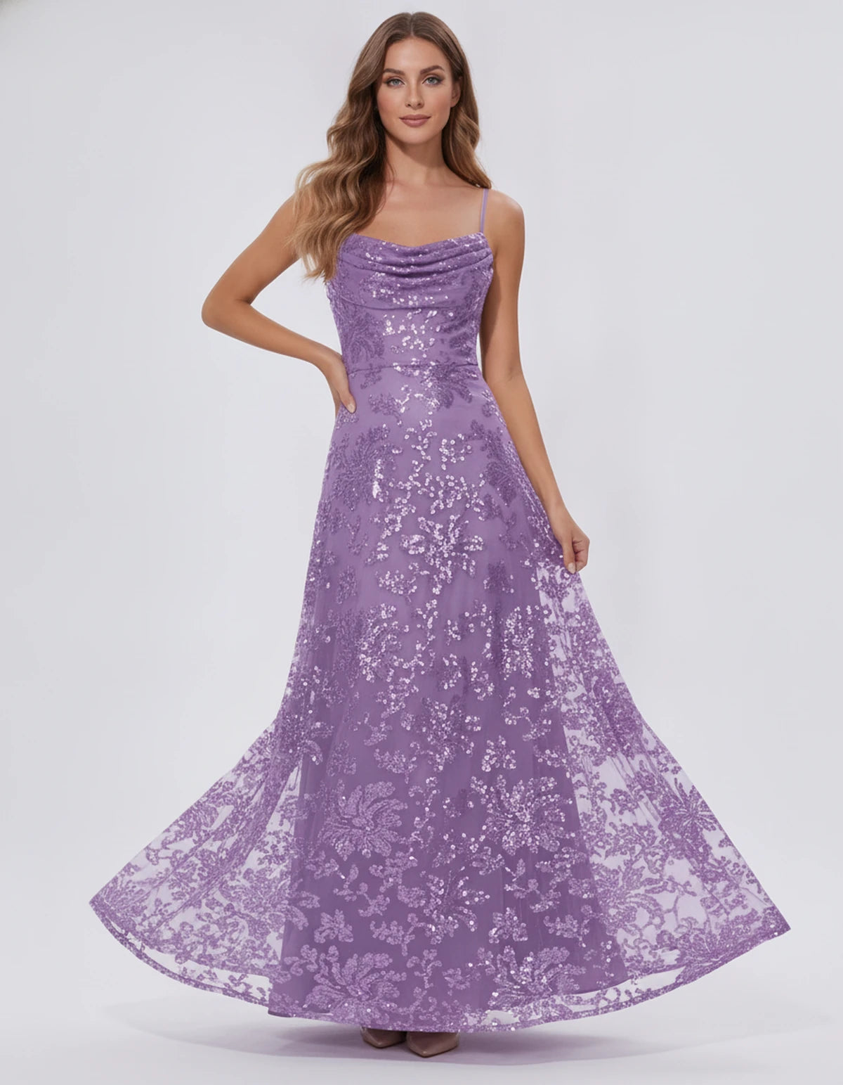 Elvira Maxi Dresses — Lavender | SKU: RB-0fc91a-lavender-2,RB-0fc91a-lavender-4,RB-0fc91a-lavender-6,RB-0fc91a-lavender-8,RB-0fc91a-lavender-10,RB-0fc91a-lavender-12,RB-0fc91a-lavender-14,RB-0fc91a-lavender-16,RB-0fc91a-lavender-16W,RB-0fc91a-lavender-18W,RB-0fc91a-lavender-20W,RB-0fc91a-lavender-22W