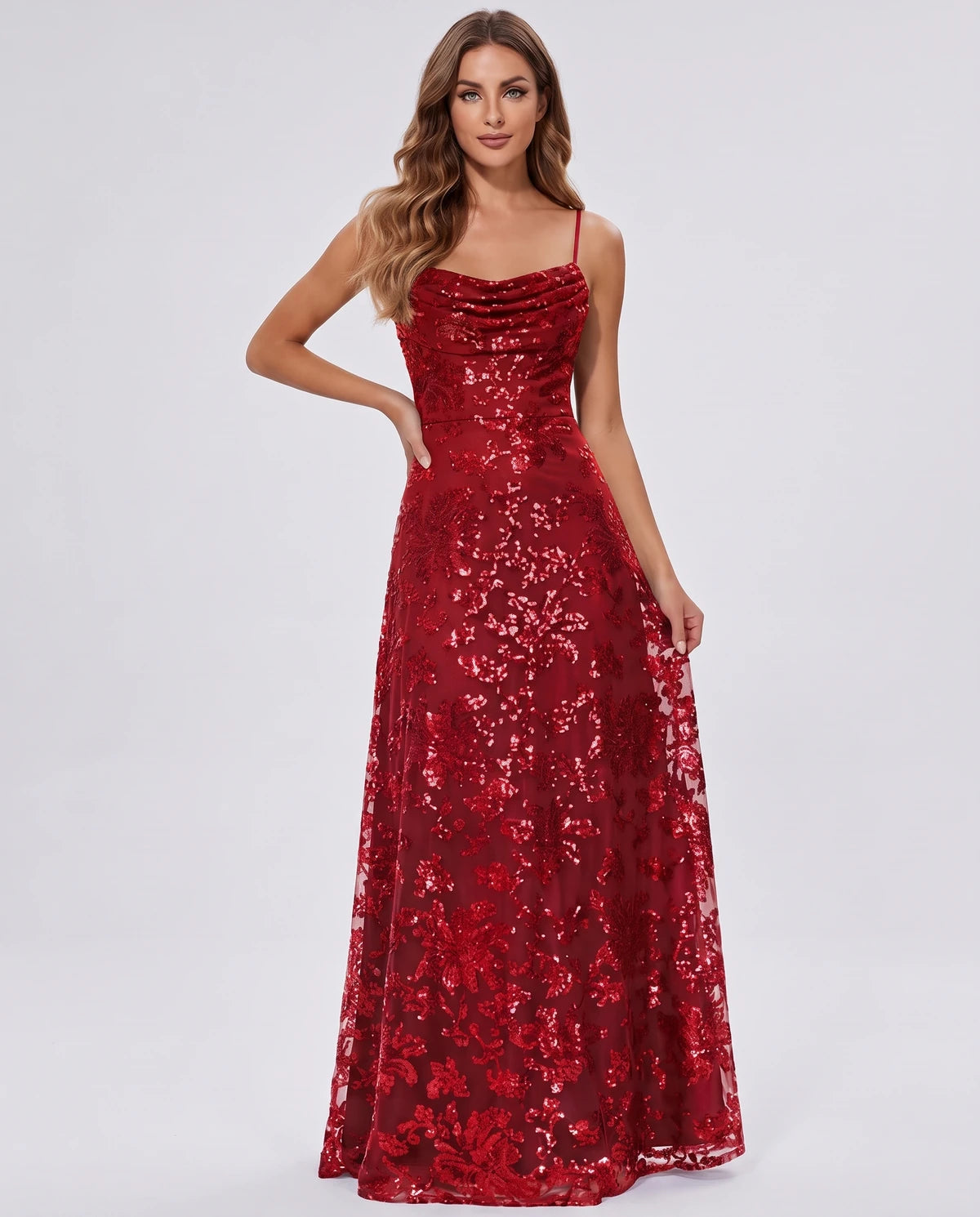 Elvira Maxi Dresses — Red