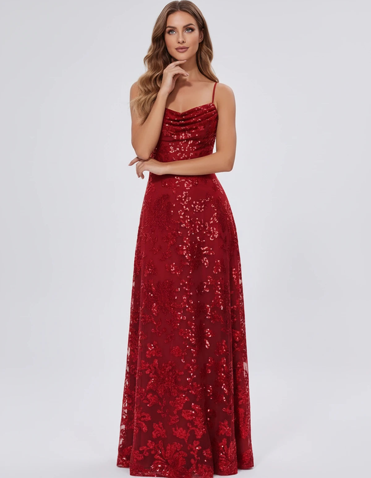 Elvira Maxi Dresses — Red | SKU: RB-0fc91a-red-2,RB-0fc91a-red-4,RB-0fc91a-red-6,RB-0fc91a-red-8,RB-0fc91a-red-10,RB-0fc91a-red-12,RB-0fc91a-red-14,RB-0fc91a-red-16,RB-0fc91a-red-16W,RB-0fc91a-red-18W,RB-0fc91a-red-20W,RB-0fc91a-red-22W