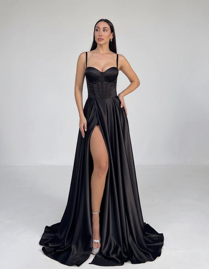 Emiliane Maxi Dresses — Black Fabric | SKU: RB-ca3964-blackfb1-2,RB-ca3964-blackfb1-4,RB-ca3964-blackfb1-6,RB-ca3964-blackfb1-8,RB-ca3964-blackfb1-10,RB-ca3964-blackfb1-12,RB-ca3964-blackfb1-14,RB-ca3964-blackfb1-18 Plus,RB-ca3964-blackfb1-20 Plus,RB-ca3964-blackfb1-24 Plus,RB-ca3964-blackfb1-20W