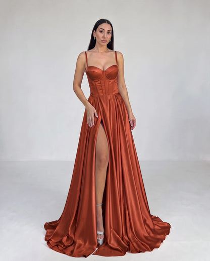 Emiliane Maxi Dresses — Burnt Orange | SKU: RB-ca3964-burnto2b-2,RB-ca3964-burnto2b-4,RB-ca3964-burnto2b-6,RB-ca3964-burnto2b-8,RB-ca3964-burnto2b-10,RB-ca3964-burnto2b-12,RB-ca3964-burnto2b-14,RB-ca3964-burnto2b-18 Plus,RB-ca3964-burnto2b-20 Plus,RB-ca3964-burnto2b-24 Plus,RB-ca3964-burnto2b-20W