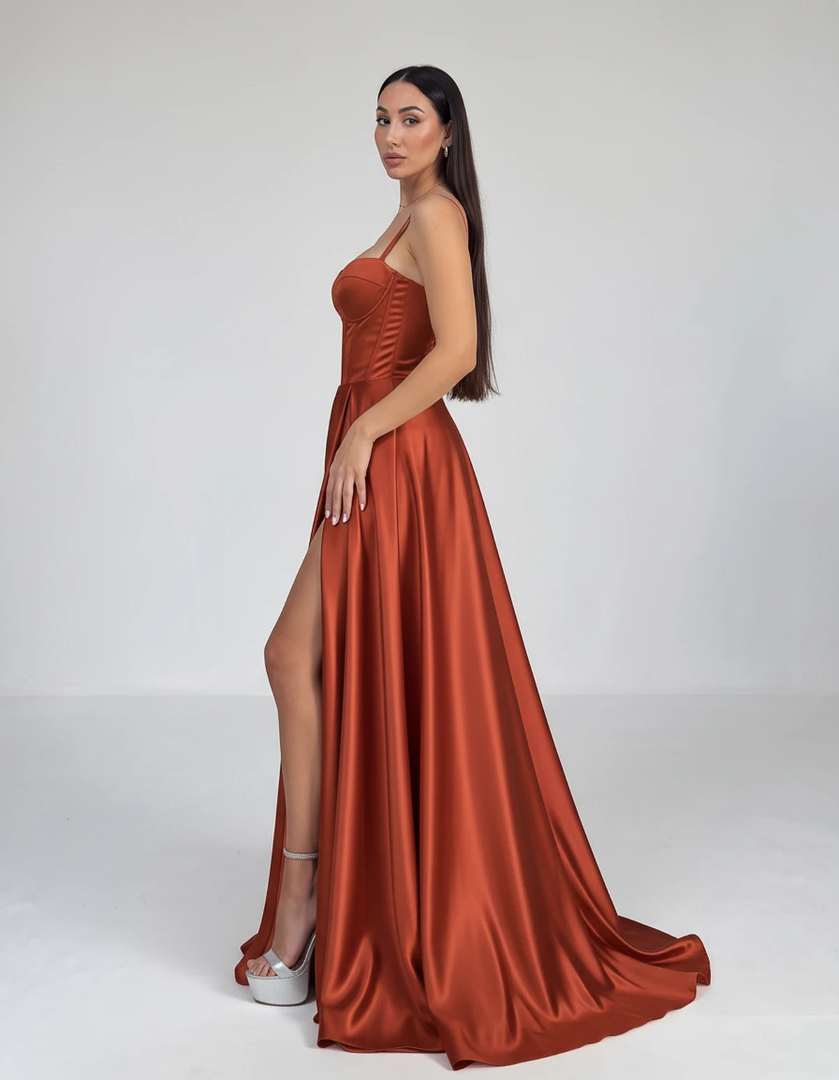 Emiliane Maxi Dresses — Burnt Orange | SKU: RB-ca3964-burnto2b-2,RB-ca3964-burnto2b-4,RB-ca3964-burnto2b-6,RB-ca3964-burnto2b-8,RB-ca3964-burnto2b-10,RB-ca3964-burnto2b-12,RB-ca3964-burnto2b-14,RB-ca3964-burnto2b-18 Plus,RB-ca3964-burnto2b-20 Plus,RB-ca3964-burnto2b-24 Plus,RB-ca3964-burnto2b-20W