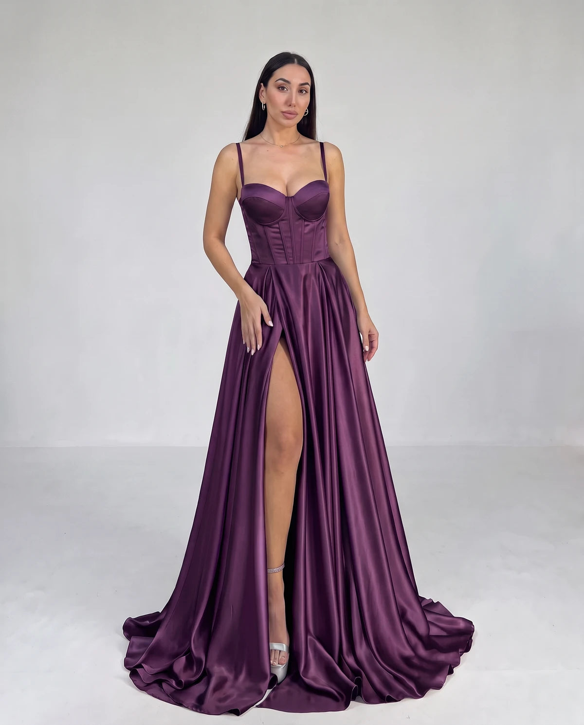 Emiliane Maxi Dresses — Grape | SKU: RB-ca3964-grape-2,RB-ca3964-grape-4,RB-ca3964-grape-6,RB-ca3964-grape-8,RB-ca3964-grape-10,RB-ca3964-grape-12,RB-ca3964-grape-14,RB-ca3964-grape-18 Plus,RB-ca3964-grape-20 Plus,RB-ca3964-grape-24 Plus,RB-ca3964-grape-20W