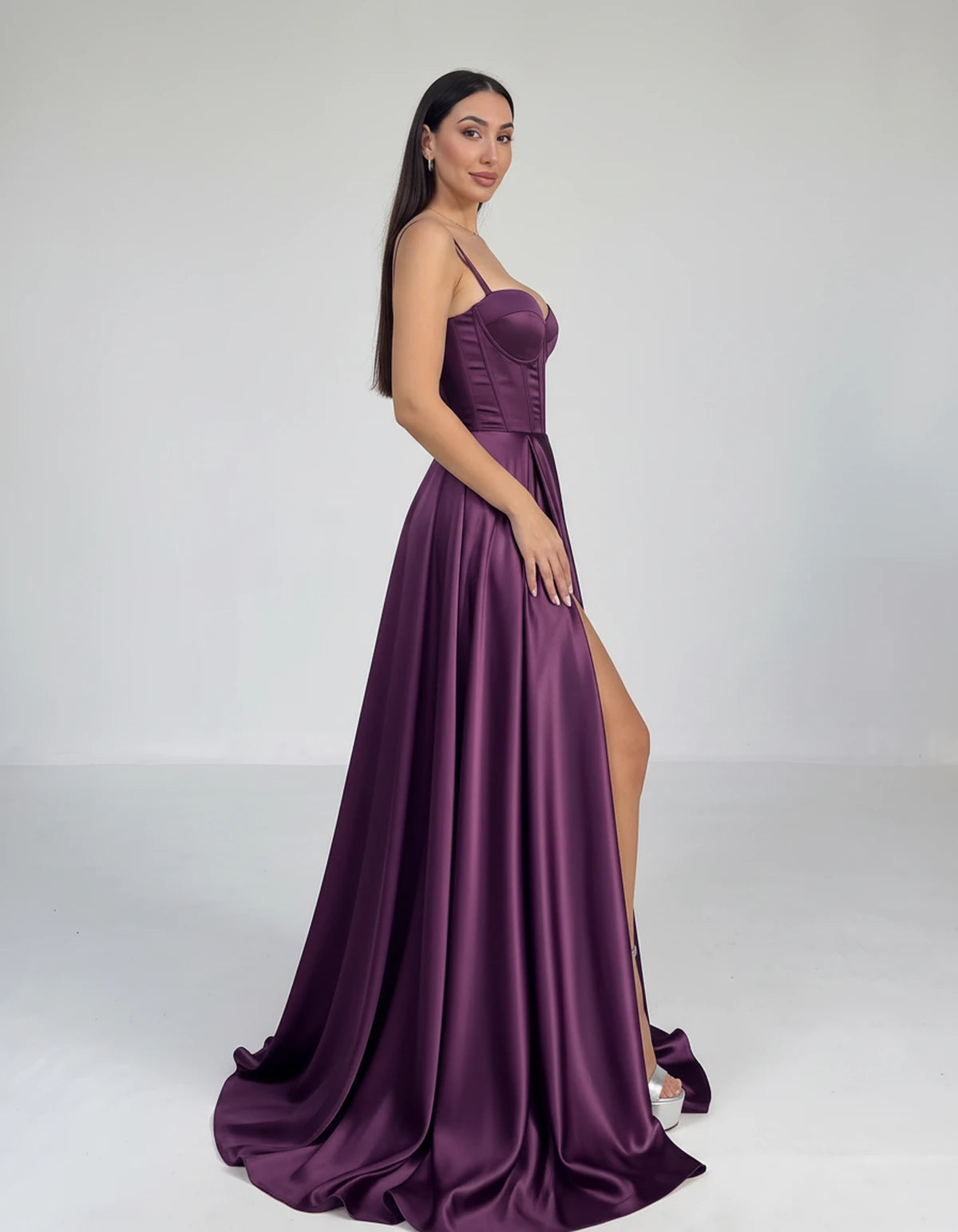 Emiliane Maxi Dresses — Grape | SKU: RB-ca3964-grape-2,RB-ca3964-grape-4,RB-ca3964-grape-6,RB-ca3964-grape-8,RB-ca3964-grape-10,RB-ca3964-grape-12,RB-ca3964-grape-14,RB-ca3964-grape-18 Plus,RB-ca3964-grape-20 Plus,RB-ca3964-grape-24 Plus,RB-ca3964-grape-20W