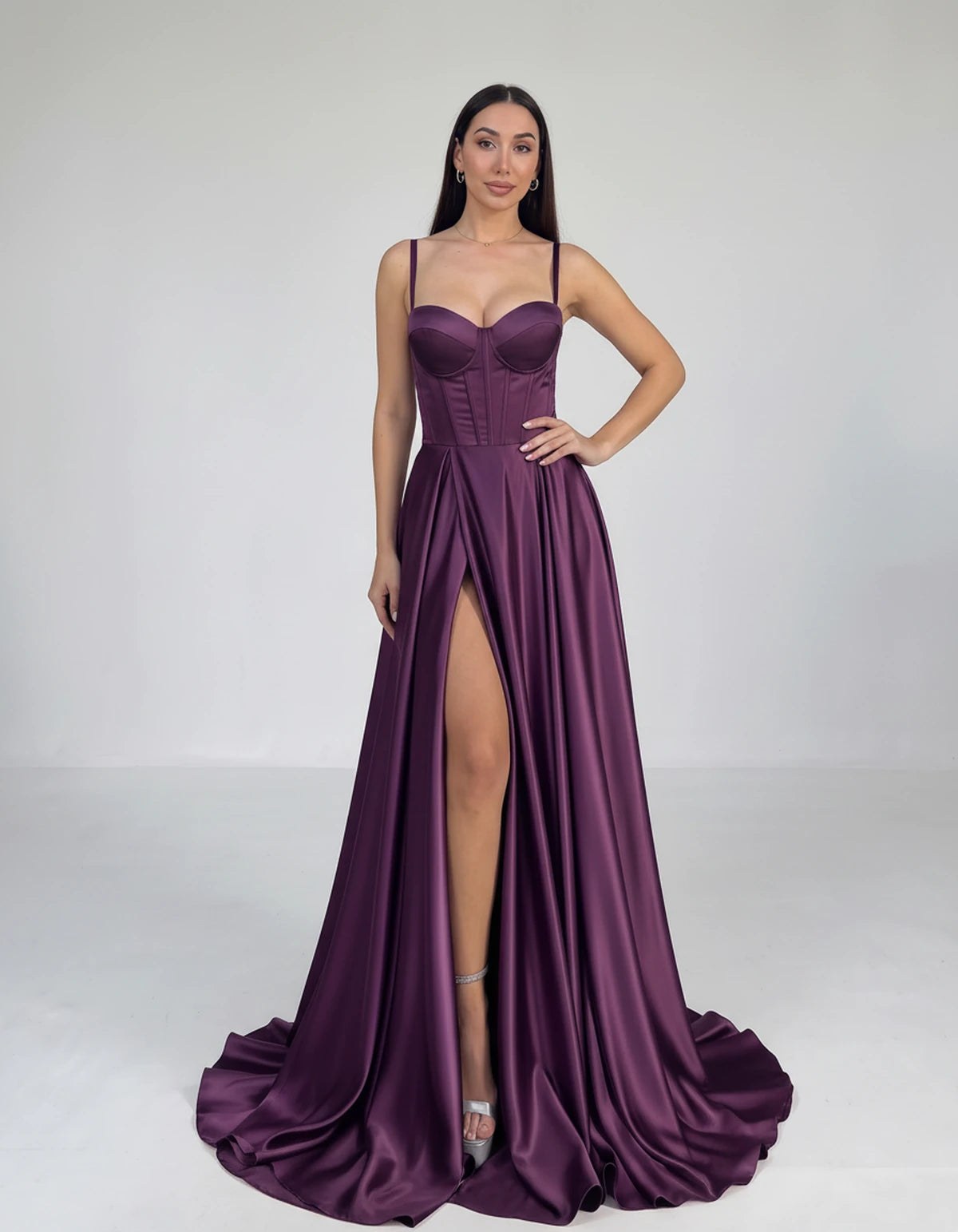Emiliane Maxi Dresses — Grape | SKU: RB-ca3964-grape-2,RB-ca3964-grape-4,RB-ca3964-grape-6,RB-ca3964-grape-8,RB-ca3964-grape-10,RB-ca3964-grape-12,RB-ca3964-grape-14,RB-ca3964-grape-18 Plus,RB-ca3964-grape-20 Plus,RB-ca3964-grape-24 Plus,RB-ca3964-grape-20W