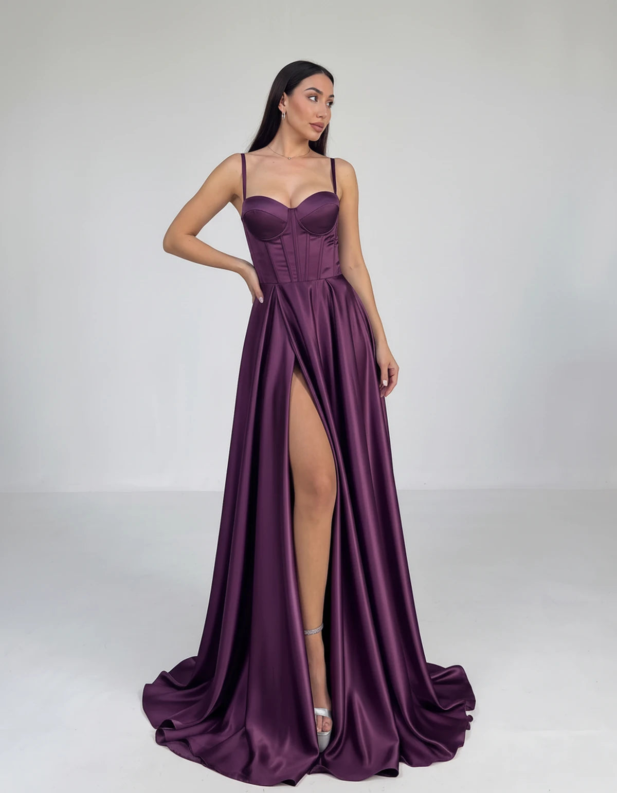 Emiliane Maxi Dresses — Grape | SKU: RB-ca3964-grape-2,RB-ca3964-grape-4,RB-ca3964-grape-6,RB-ca3964-grape-8,RB-ca3964-grape-10,RB-ca3964-grape-12,RB-ca3964-grape-14,RB-ca3964-grape-18 Plus,RB-ca3964-grape-20 Plus,RB-ca3964-grape-24 Plus,RB-ca3964-grape-20W