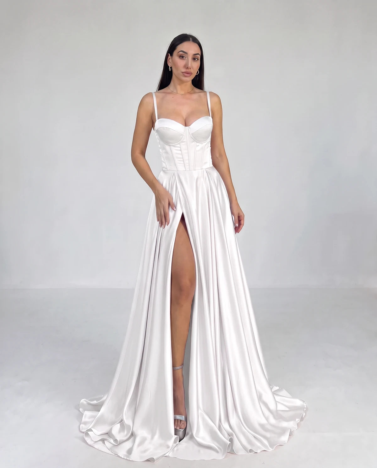 Emiliane Maxi Dresses — White | SKU: RB-ca3964-white-2,RB-ca3964-white-4,RB-ca3964-white-6,RB-ca3964-white-8,RB-ca3964-white-10,RB-ca3964-white-12,RB-ca3964-white-14,RB-ca3964-white-18 Plus,RB-ca3964-white-20 Plus,RB-ca3964-white-24 Plus,RB-ca3964-white-20W