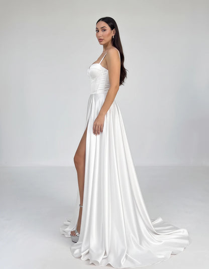 Emiliane Maxi Dresses — White | SKU: RB-ca3964-white-2,RB-ca3964-white-4,RB-ca3964-white-6,RB-ca3964-white-8,RB-ca3964-white-10,RB-ca3964-white-12,RB-ca3964-white-14,RB-ca3964-white-18 Plus,RB-ca3964-white-20 Plus,RB-ca3964-white-24 Plus,RB-ca3964-white-20W