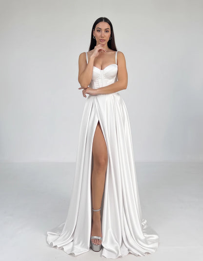 Emiliane Maxi Dresses — White | SKU: RB-ca3964-white-2,RB-ca3964-white-4,RB-ca3964-white-6,RB-ca3964-white-8,RB-ca3964-white-10,RB-ca3964-white-12,RB-ca3964-white-14,RB-ca3964-white-18 Plus,RB-ca3964-white-20 Plus,RB-ca3964-white-24 Plus,RB-ca3964-white-20W