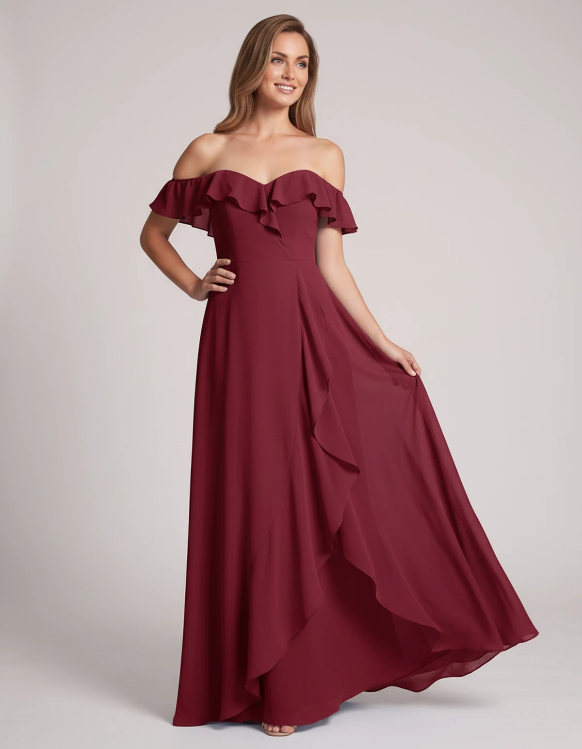Eolienne Maxi Dresses — Burgundy | SKU: RB-637be4-burgundy-2,RB-637be4-burgundy-4,RB-637be4-burgundy-6,RB-637be4-burgundy-8,RB-637be4-burgundy-10,RB-637be4-burgundy-12,RB-637be4-burgundy-14,RB-637be4-burgundy-16,RB-637be4-burgundy-16W,RB-637be4-burgundy-18W,RB-637be4-burgundy-20W,RB-637be4-burgundy-22W