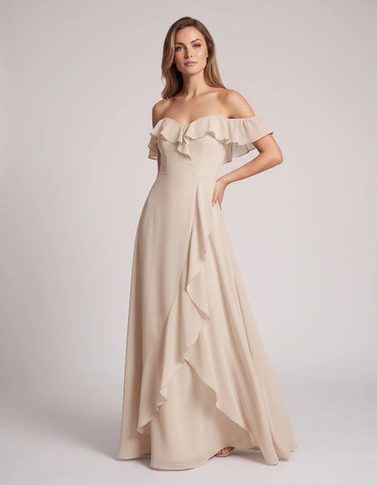 Eolienne Maxi Dresses — Champagne | SKU: RB-637be4-champa2e-2,RB-637be4-champa2e-4,RB-637be4-champa2e-6,RB-637be4-champa2e-8,RB-637be4-champa2e-10,RB-637be4-champa2e-12,RB-637be4-champa2e-14,RB-637be4-champa2e-16,RB-637be4-champa2e-16W,RB-637be4-champa2e-18W,RB-637be4-champa2e-20W,RB-637be4-champa2e-22W