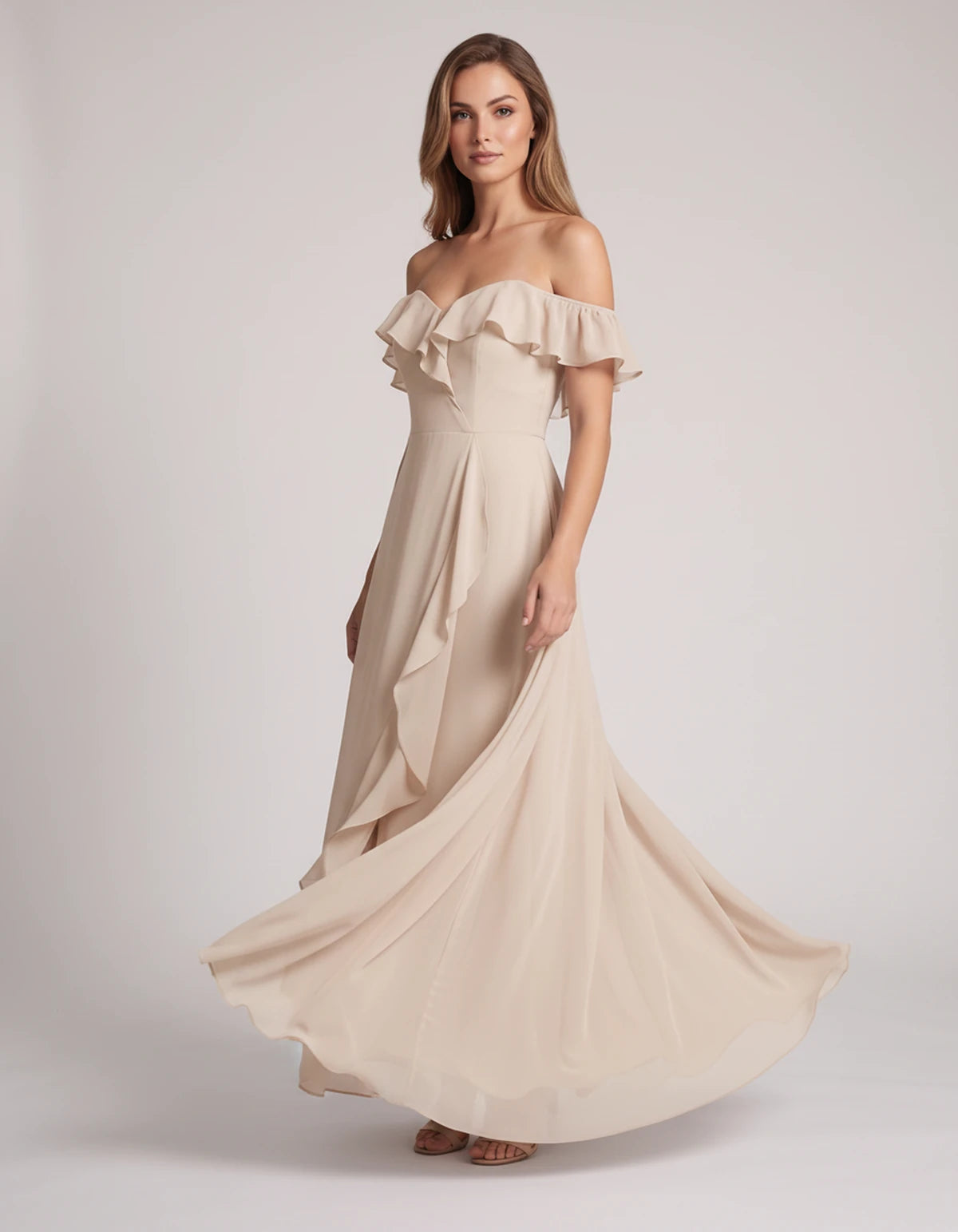 Eolienne Maxi Dresses — Champagne | SKU: RB-637be4-champa2e-2,RB-637be4-champa2e-4,RB-637be4-champa2e-6,RB-637be4-champa2e-8,RB-637be4-champa2e-10,RB-637be4-champa2e-12,RB-637be4-champa2e-14,RB-637be4-champa2e-16,RB-637be4-champa2e-16W,RB-637be4-champa2e-18W,RB-637be4-champa2e-20W,RB-637be4-champa2e-22W