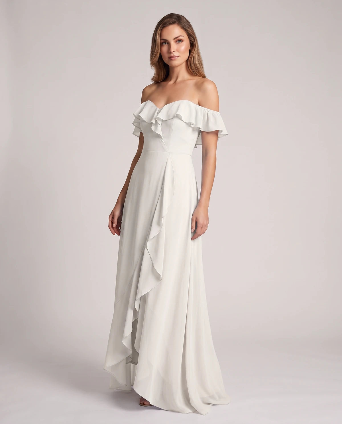 Eolienne Maxi Dresses — Ivory