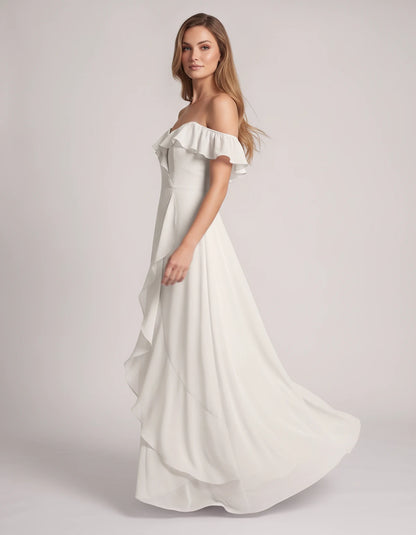 Eolienne Maxi Dresses — Ivory | SKU: RB-637be4-ivory-2,RB-637be4-ivory-4,RB-637be4-ivory-6,RB-637be4-ivory-8,RB-637be4-ivory-10,RB-637be4-ivory-12,RB-637be4-ivory-14,RB-637be4-ivory-16,RB-637be4-ivory-16W,RB-637be4-ivory-18W,RB-637be4-ivory-20W,RB-637be4-ivory-22W